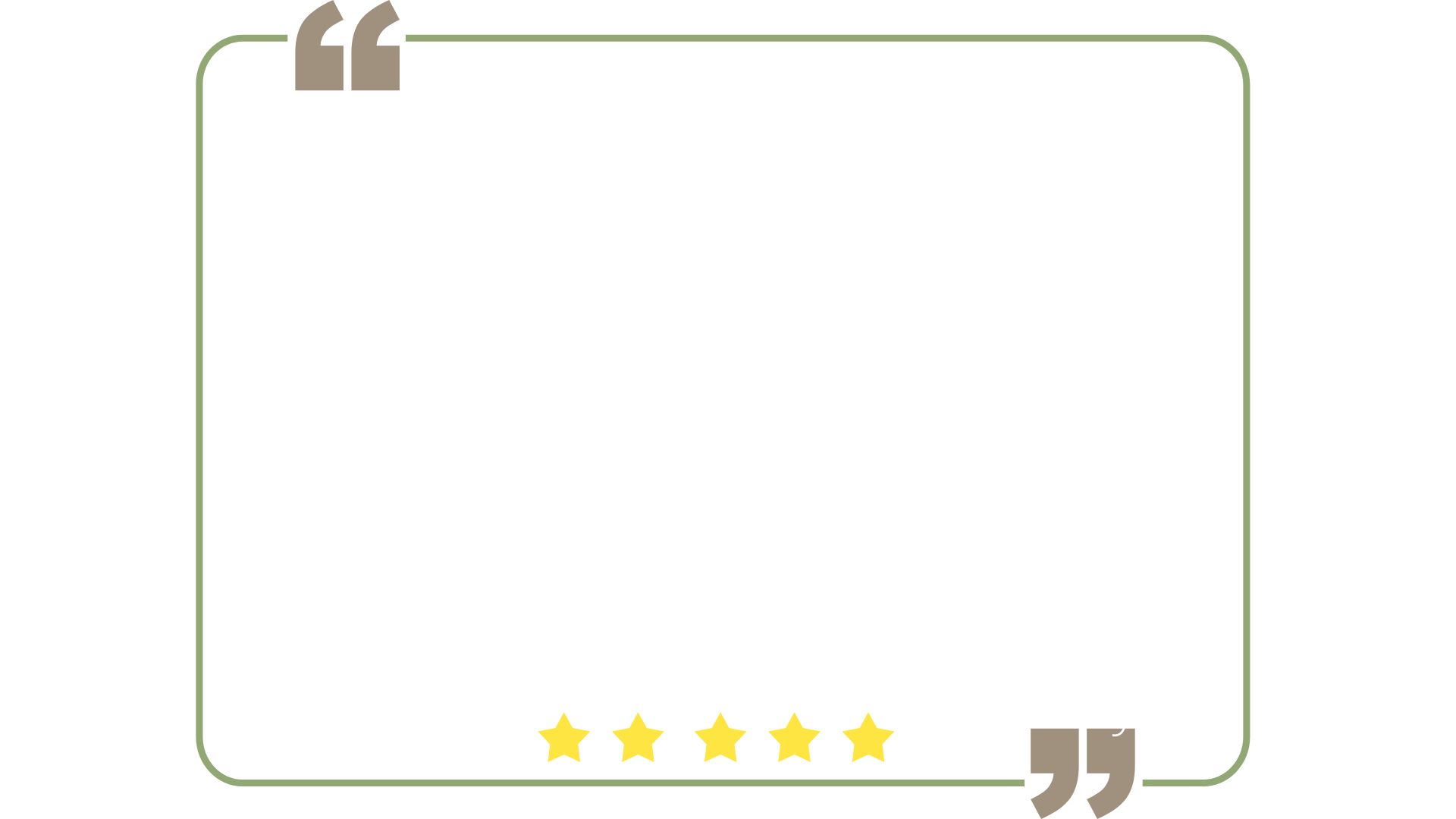 Student testimonial